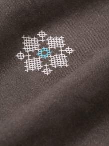 FRIFUL Pantalones acampanados de ajuste ceñido con estampado para mujeres, casuales y elegantes para uso diario - Marrón - Ver 8