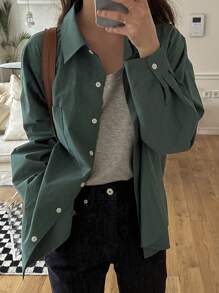 DAZY Voorzak Oversized Blouses
