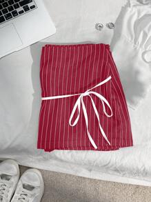 Comfortcana Falda con cintura de lazo, talla grande para mujer, Día de San Valentín