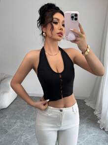Calvaya Sexy Knit Women Slim Fit Camisole