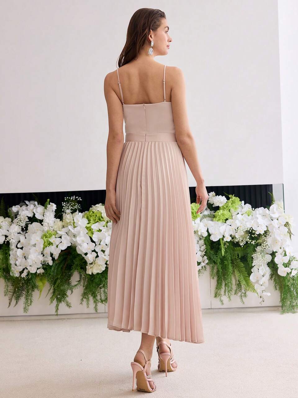 MOTF Soiréza PLEATED ZIPPER DRESS