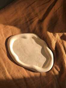 1 pièce Moule en silicone en forme de nuage, plateau de rangement en résine époxy. Moule de décoration de bureau fait main pour aromathérapie, gypse