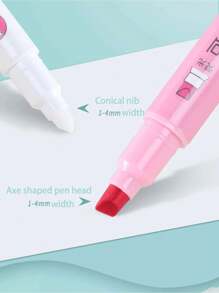 可擦除荧光笔，创意彩色涂鸦记号笔，适合学生做笔记和突出显示，适合做笔记、学生和办公室工作人员、返校礼物