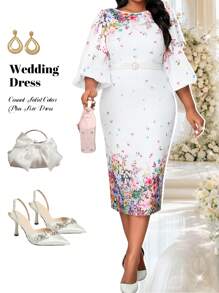 Fleurora Vestido de Día de San Valentín para tallas grandes, Conjunto casual de vacaciones para mujeres, Vestidos de playa de verano, Atuendo sexy para concierto country