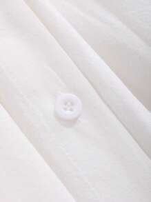 Dazy-Less Women Casual Business Solid Color Loose Long Sleeve Shirt,Long Sleeve Tops Old Money Style,Fall Clothes