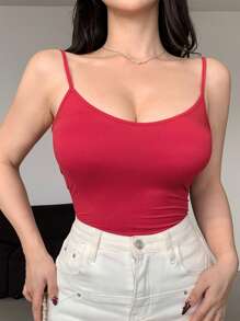 DAZY Women's Backless Sexy Camisole Tank Top,Halter Top