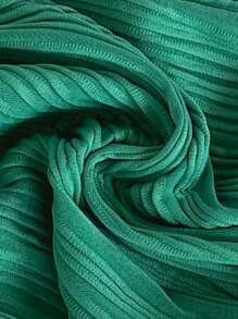 Soleia 休闲浪漫假期纯色绿色扭纹背心圣诞节情人节新年