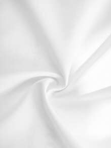 Slaydiva Đơn giản Thanh lịch Gợi cảm Mùa Thu/Mùa Đông Dài Tay Màu Trắng Đồng Màu Mini Áo Sơ Mi Có Dây Rút Có Thể Điều Chỉnh Còng Và Túi-Z - trắng - Xem 8