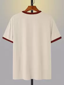 Manfinity Hypemode Men's Playing Card Graphic Round Neck Short Sleeve Casual T-Shirt Men - Multicolor - View 2