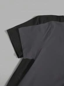 SHEIN Vacaura 2pcs Set Teen Boy Eagle Print Round Neck Casual T-Shirtholiday,Summer,Travel,Getaway - Multicolor - View 4