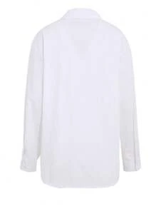 Dazy-Less Women Casual Business Solid Color Loose Long Sleeve Shirt,Long Sleeve Tops Old Money Style,Fall Clothes