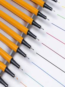 24 Color Fineliner Pens Marker Pens Assorted Colors Back To School - Multicolor - View 4