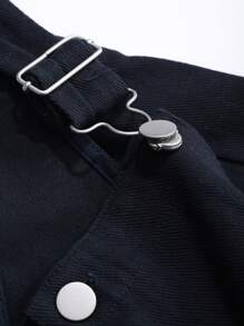 DAZY 1 Stück Damen Midi-Kleid mit verstellbaren Trägern und einfarbigem Design, Sommerkleid, Herbstmode