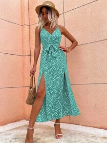 Breezaya Đầm Maxi In Hở Viền Có Thắt Lưng Cho Nữ Đi Nghỉ Biển Trang Phục - Nhiều màu - Xem 7