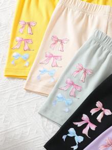 Conjunto deportivo casual de 5 piezas para niñas, pantalones de pierna ancha con cintura elástica de seda de leche, adecuado para actividades al aire libre, primavera/verano