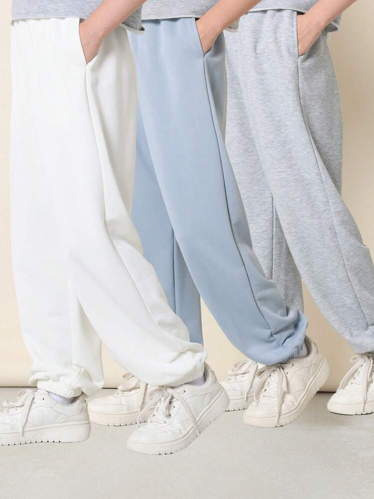 Cozy Jogger Sweatpants 3-Pack Set For Girls