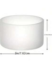 1 Stück, transparente Glasbodenabdeckung für 30/40oz Glas, rutschfeste Schutzhülle, Zubehör für Glas, Silikonhülle für 20/30/30/40oz Becher, Schutzsilikonhülle für Eisbecher Zubehör, reduziert Geräusche und schützt Becherzubehör