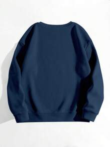 INAWLY 女式幻想龙印花学院风运动衫，休闲宽松圆领长袖套头衫，适合春秋季节