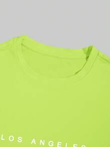 Manfinity Hypemode Men's Solid Color Round Neck Short Sleeve T-Shirt, Simple & Fashionable, Suitable For Summer - Multicolor - View 4