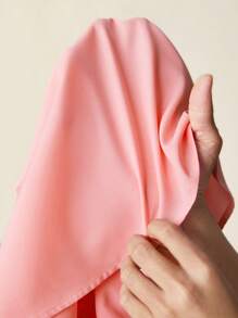 SHEIN 可爱女婴夏季彼得潘领短袖连衣裙 - 粉色 - 查看 6