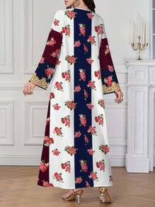 Al Najma Women's Simple And Fashionable Arabian Style Dress, Suitable For Summer, Modest Kaftan