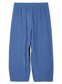 Linhara 2 件套：渐变色随机印花蝙蝠袖上衣和加大码裤子