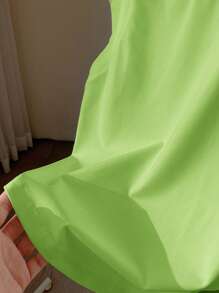 Comfortcana Women Casual & Versatile Solid Color 2 In 1 T-Shirt - Green - View 3