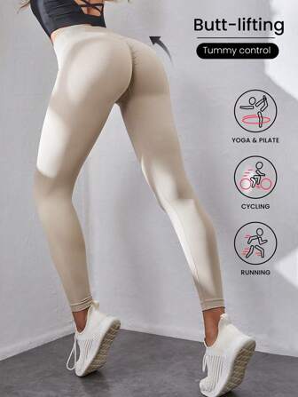 Seamless High Waist Sports Leggings