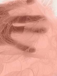 MUSERA Frayed Layered Slant Pockets Trousers Ibiza, Holiday, Club - Pink - View 6