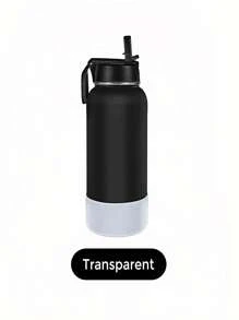 1pc, Transparent Glass Bottom Cover For 30/40oz Glass, Non-Slip Protective Sleeve, Accessory For Glass, Silicone Boot For 20/30/30/40oz Tumbler, Protective Silicone Cover For Ice Bar Cup Accessories, Reduce Noise And Protect Cup Accessories - Clear - View 5