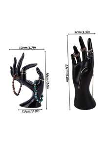 SHEIN 手工制作的艺术造型桌面收纳架，适合展示戒指、手镯、手表等物品