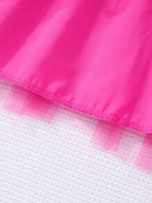 Glamorique Kids Young Girl Cap Sleeve Textured Mesh Round Neck Summer Princess Casual Dress With Belt Summer Holiday