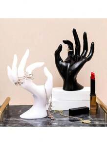 SHEIN 手工制作的艺术造型桌面收纳架，适合展示戒指、手镯、手表等物品