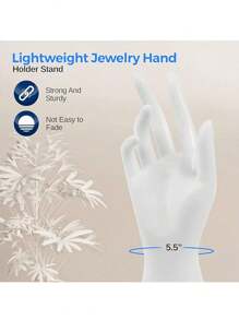 SHEIN 手工制作的艺术造型桌面收纳架，适合展示戒指、手镯、手表等物品