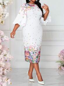 Fleurora Vestido de Día de San Valentín para tallas grandes, Conjunto casual de vacaciones para mujeres, Vestidos de playa de verano, Atuendo sexy para concierto country