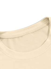 NEOREFINED Men's Casual Minimalist Letter Printed Short Sleeve T-Shirt - Multicolor - View 3