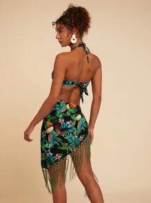 Travachic Women's Swimwear Top, Suitable For Beach Vacation In Summer - Black - View 2