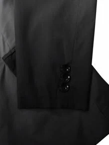 Manfinity AFTRDRK Ombre Color Lapel Neck Long Sleeve Fashion Blazer For Men