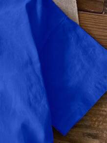 SHEIN Boys' Casual Simple Round Neck T-Shirt Suitable For Summer