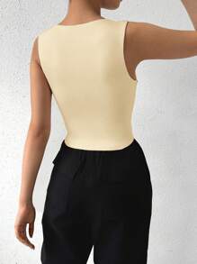 SHEIN Essnce 百搭休闲百搭纯色背心