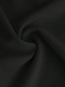 Girlism Teen Girls Red Knitted Spaghetti Strap Snug Fit A-Line Dress, Waist Cinched, Valentine's Day Party Club Mini Dress - Black - View 6