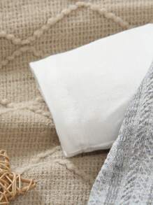Baby Jungen Kleidung: Einfarbiger, kabelgestrickter Jacquard-Strickpullover, Zweiteiler mit V-Ausschnitt ärmellose Kontrast-Rüschen-Hemdkragen, Holzflecken-Strickjacke, einfarbiger kurzärmeliger Romper, Sommer Sport Retro Lässig Street Stil Marine Fliege 1 Stück, geeignet für Gentleman, Outdoor, Schule, Urlaubstragen - Grau - Übersicht 7