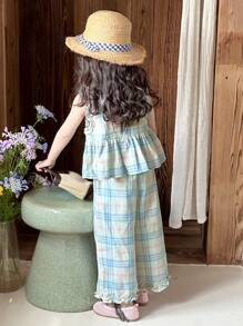 DAZY 小女孩两件套秋季度假装 - 彩色 - 查看 6