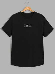 RueChic 3pcs/Set Black, White, Grass Green Raglan Sleeve, Round Hem - Multicolor - View 3