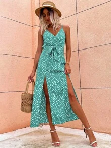 Breezaya Đầm Maxi In Hở Viền Có Thắt Lưng Cho Nữ Đi Nghỉ Biển Trang Phục - Nhiều màu - Xem 6