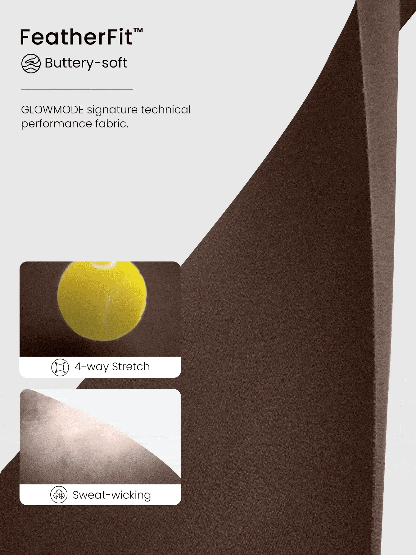 GLOWMODE 6 英寸 FeatherFit™ Peak Motion 收腹可转换肩带紧身连体衣 带侧袋 低冲击瑜伽工作室普拉提日常休闲装 可拆卸罩杯 - 肉桂靈感 - 查看 6