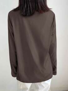 DAZY 女士纯色长袖T恤，秋装