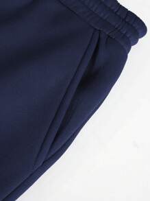 Manfinity Hypemode Men's Five-Pointed Star Print Drawstring Waist Casual Loose Sweatpants, Men's Men Sweatpants, Star Pants Men