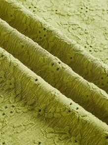 SHEIN MOD Váy suông ren đuôi cá bèo nhún màu trơn thanh lịch cho nữ, Váy nữ thần Hy Lạp, Váy trang trọng, Váy nàng tiên cá, Váy xanh cho nữ, Trang phục nữ, Trang phục tặng quà cho nữ, Váy đêm giao thừa - màu xanh lá - Xem 4