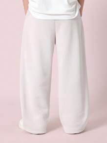 SUMWON Gemütliche Jogginghose aus French Terry für Athletikperformance, Freizeitkleidung mit elastischen Bündchen, Trainingshose für die Wintersaison